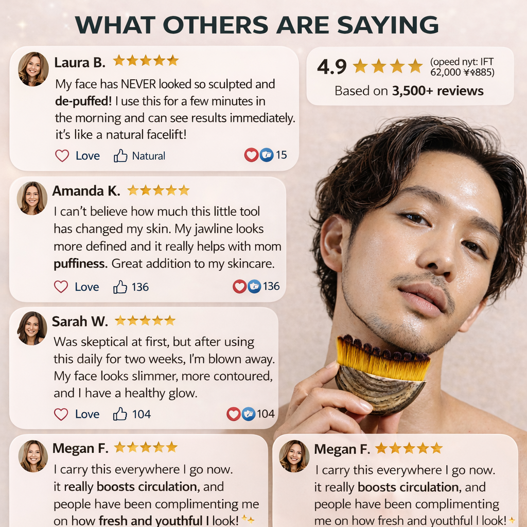 Puffless™ Lymphatic Facial Brush (Women & Men)